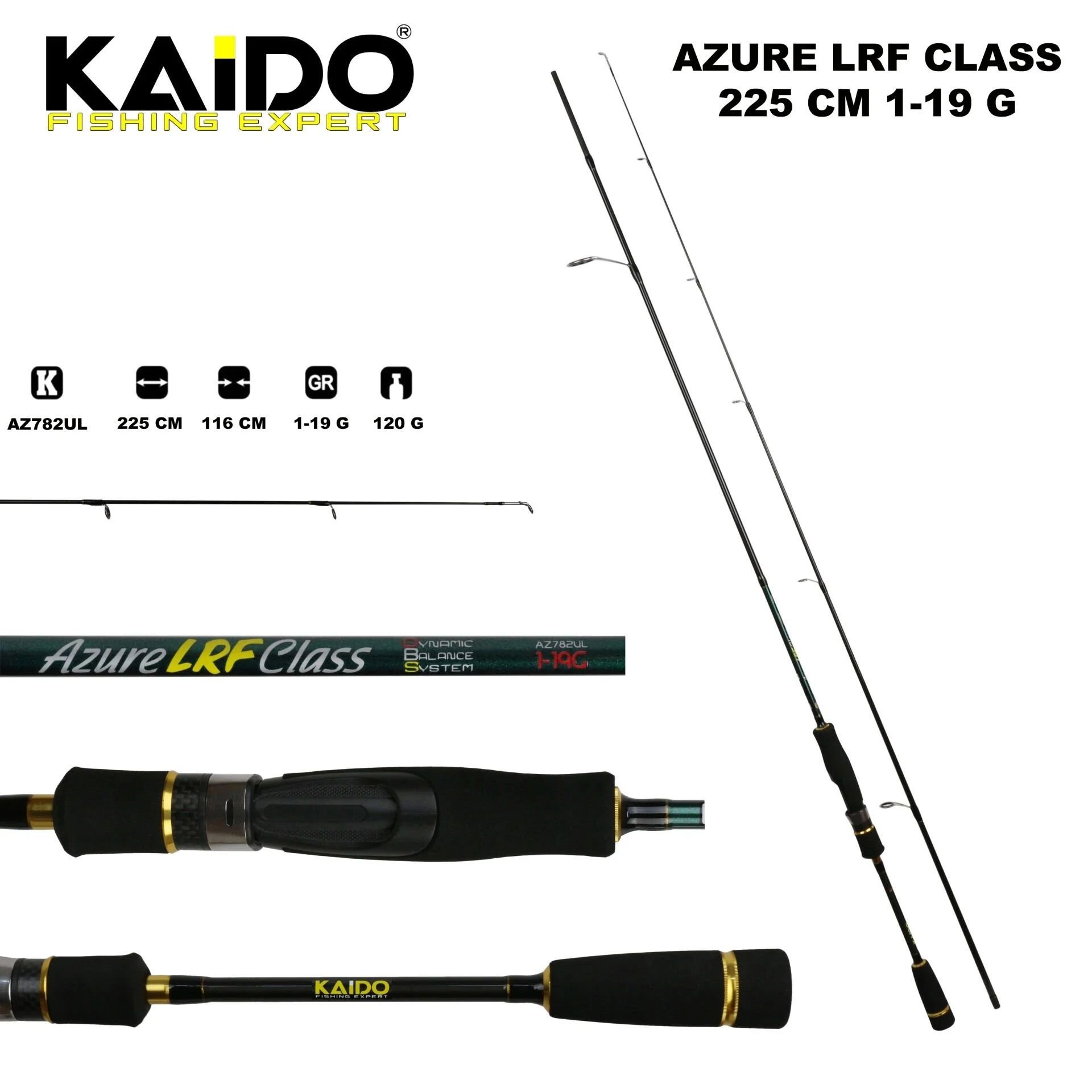 Kaido Azure 2,25 mt 1-19 gr Lrf Kamış