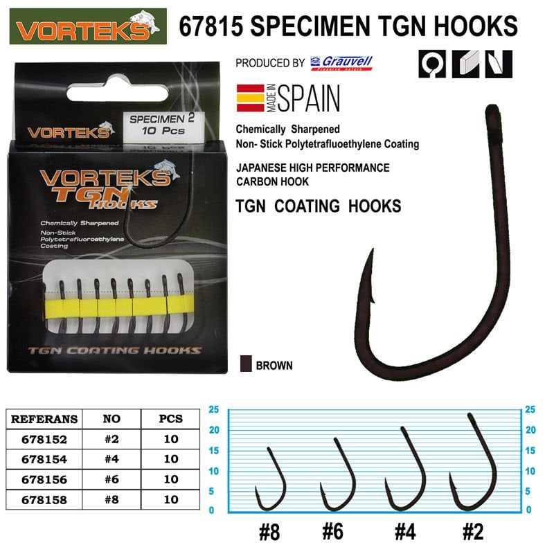 Vorteks Tgn Specimen Teflon Sazan İğnesi