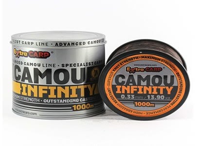 Extra Carp Camou 0,35 mm 1000 mt Sazan Misinası