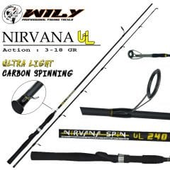 Wily Nirvana UL  270 cm  Spin Kamış 5-20 gr