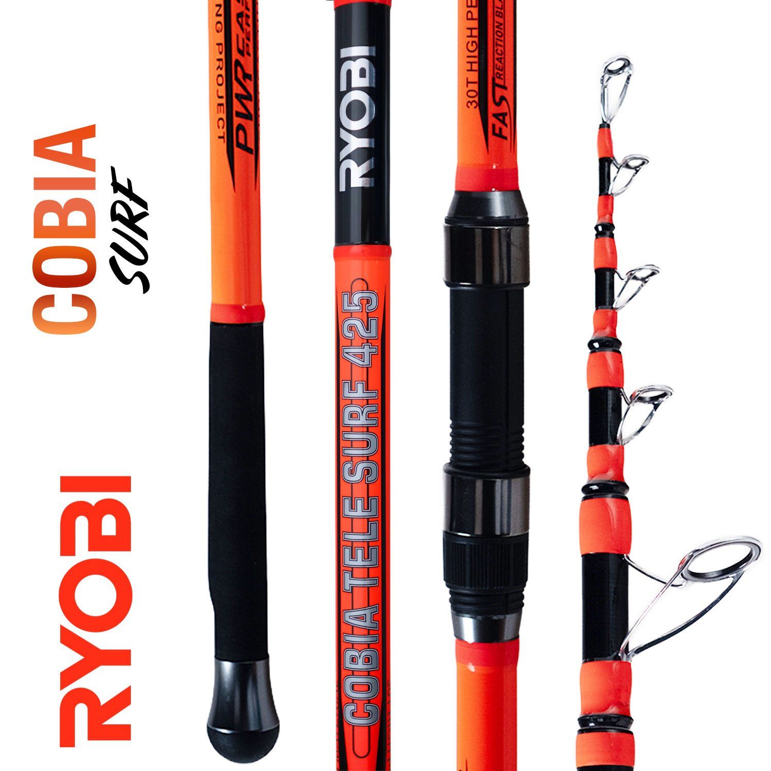 Ryobi Cobia 4,50 mt Tele Surf 100-300 gr Kamış