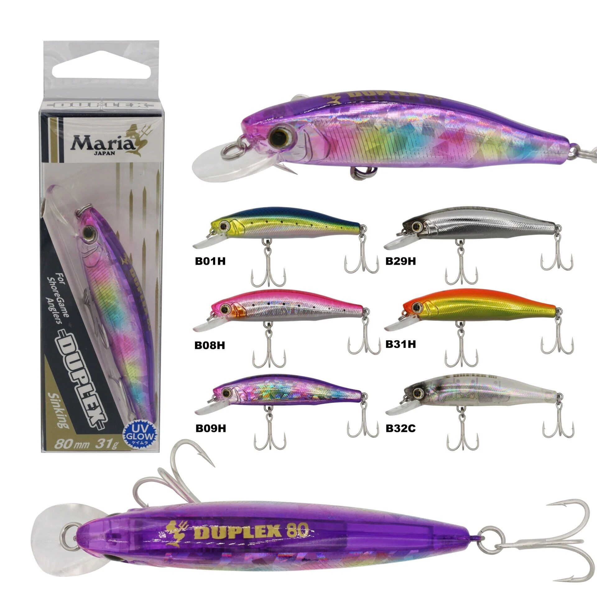 Maria Duplex Sinking 80 mm 31 gr Suni Yem