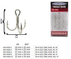 Ecotackle TB-44 Perma Steel Üçlü İğne