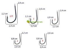 Eagle King 4607 İğne 1/0-1-2-3-4 no