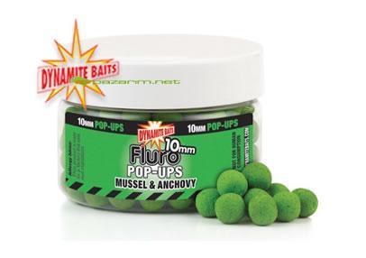 Dynamite Fluro Mussel Anchovy 10 mm Boili
