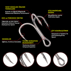 Kaminari Shogun 1213 Round Nikel Üçlü İğne