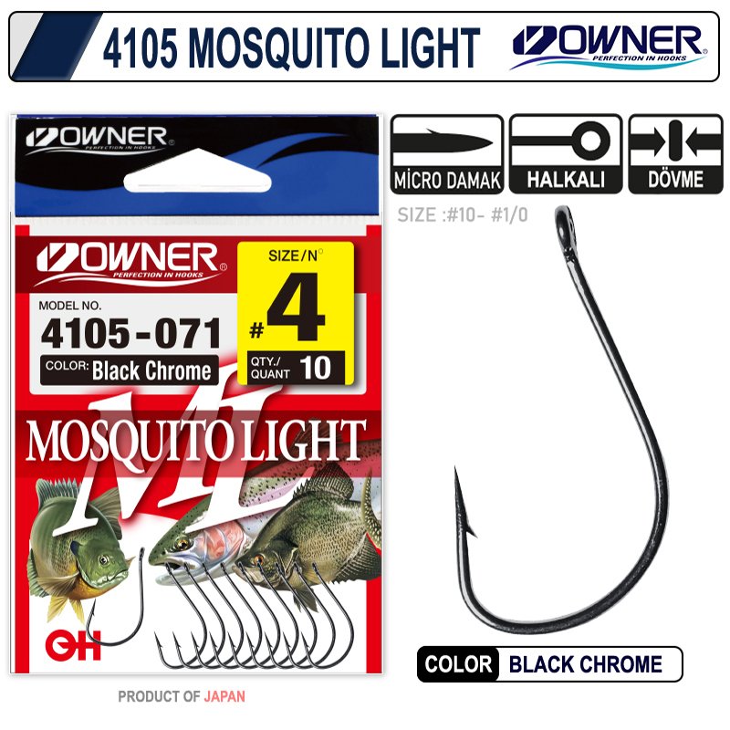 Owner 4105 Mosquito Light Olta İğnesi