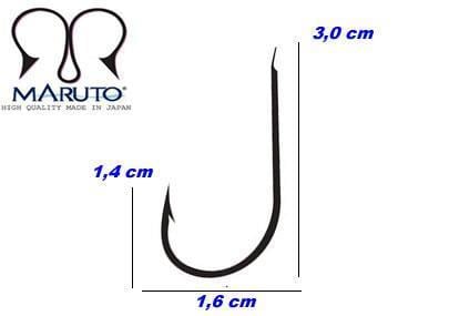 Maruto 5505 Siyah Nikel İğne No:3/0 İğne 15 Adet