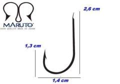 Maruto 496 Karbon İğne 50 adet No:2/0
