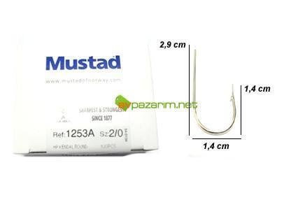 Mustad 1253 A İğne No:2/0