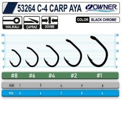 Owner 532643 C-4 Carp Carp Aya Olta İğnesi