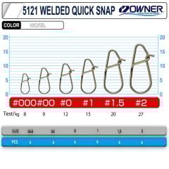 Owner 5121 Welded Quick Snap