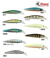 Usami Bay Shinner 85 SP-MR 9.7 G Maket Balık 340 FOSFORLU