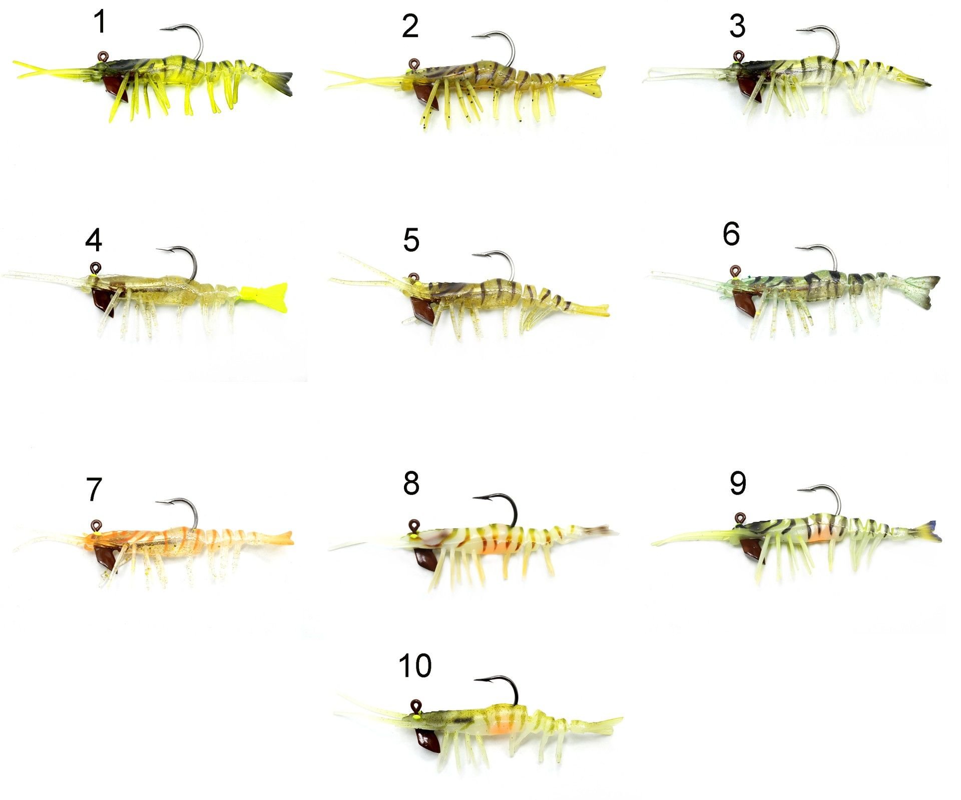 Captain 3049 Magic Shrimp 76 mm 5,5 gr Silikon