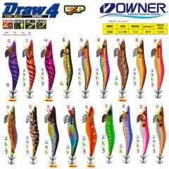 Owner 51881 DRAW SQUID ED-3 10,5 CM Kalamar