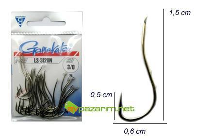 Gamakatsu LS-3120N Nikel İğne No:14