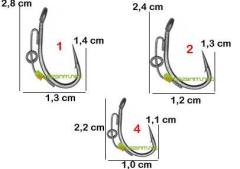 Mustad 60550NP Wide Gap Sazan İğnesi