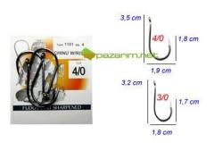 Fudo İğne1101 Chinu W/Ring Siyah Nikel