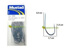 Mustad 496 İğne 25 Ad Kutu No:2/0