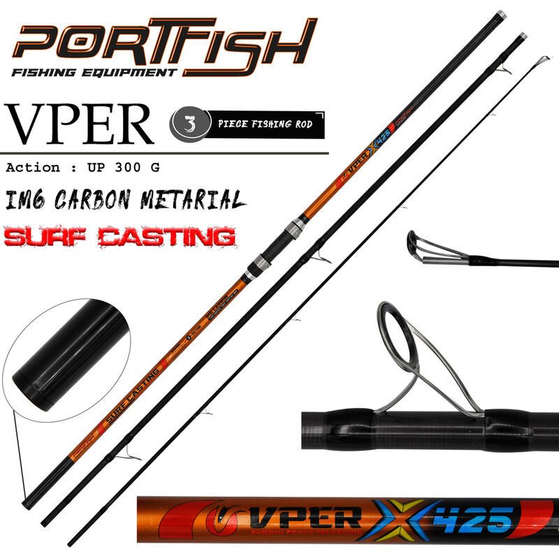 Portfish Vper 425 cm 3 Parça Surf Kamış