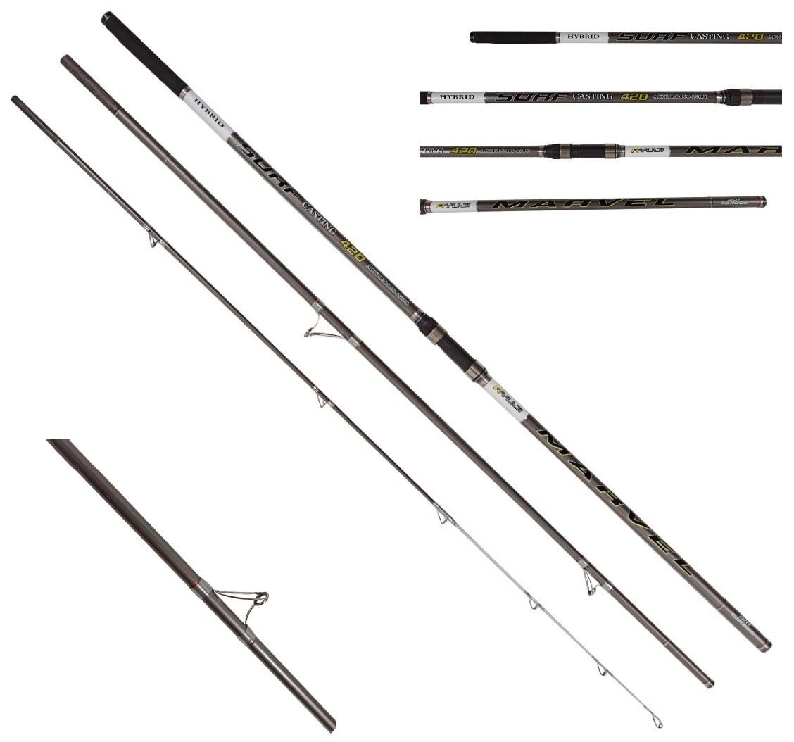 Ryuji Marvel 4,20 mt 100-250 gr 3P Surf Kamış