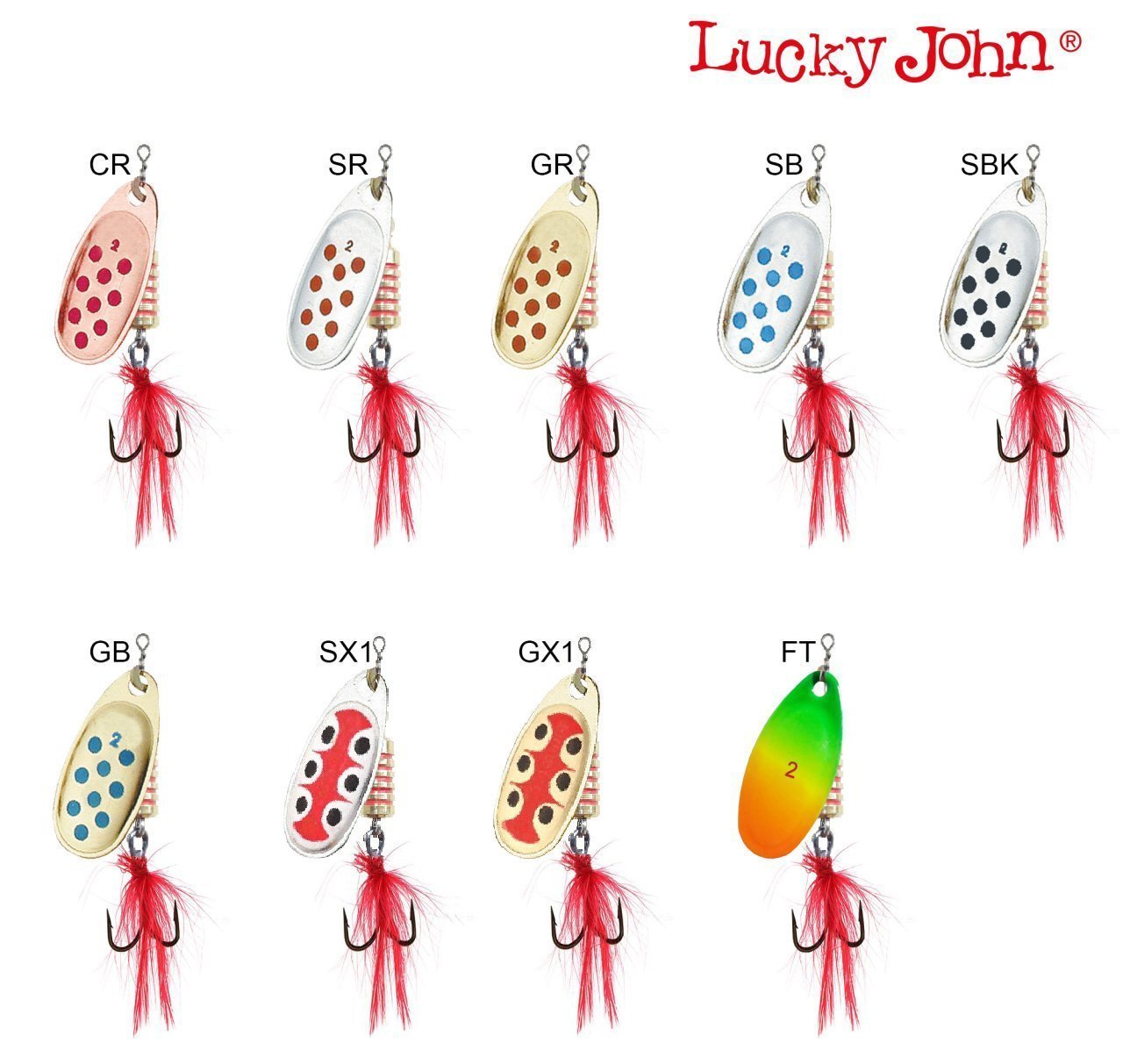 Lucky John Spin X Round Döner Kaşık 3,5 Gr No:1