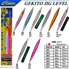 Cultiva  31876 Gekito Jig Level 180g 18.0cm