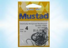 Mustad Full Karbon İğne 4 No