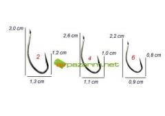 Sasame F-834 Carping Siyah Nikel İğne