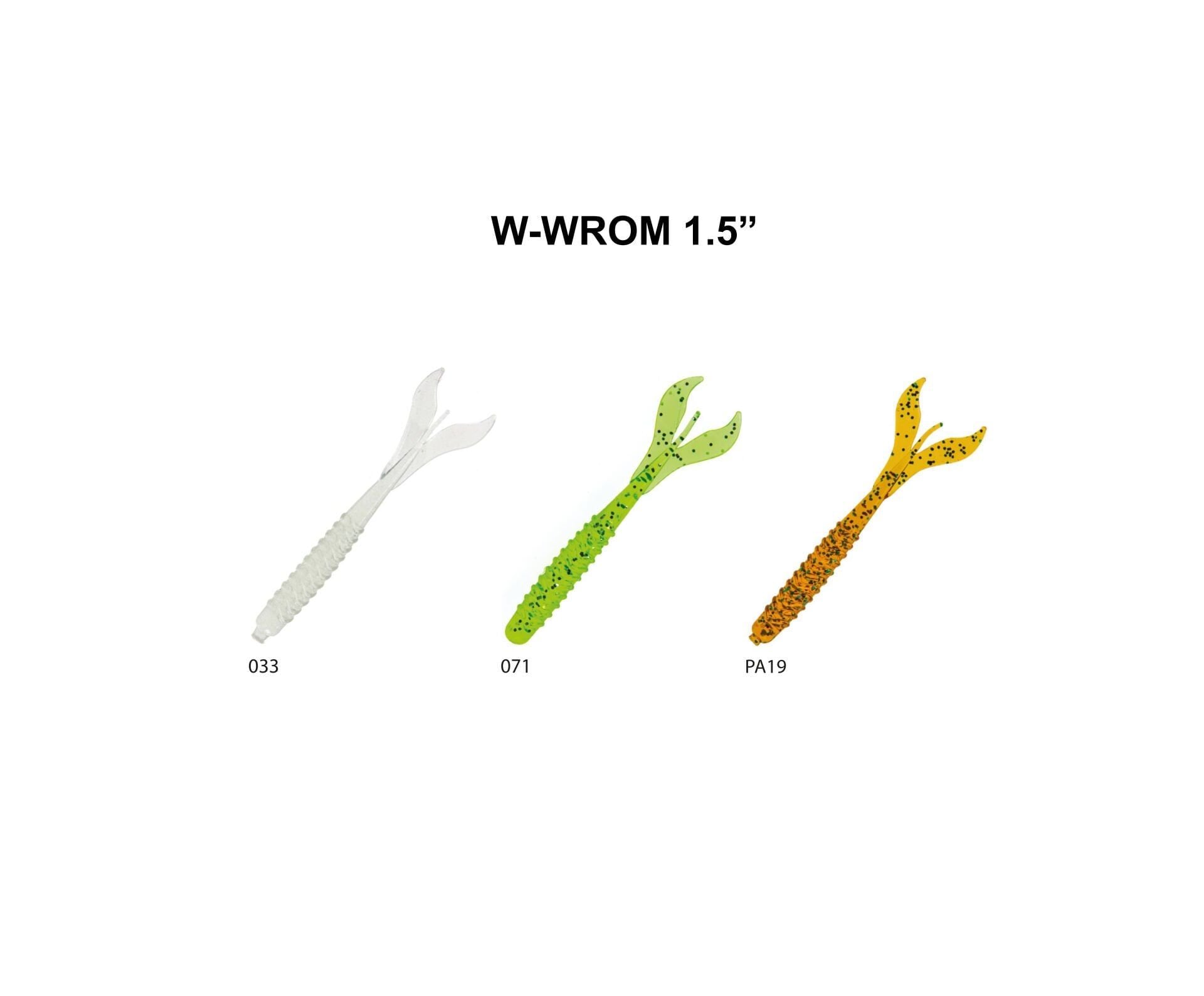 Lucky John W-Worm 3,38 cm Lrf Silikon Yem