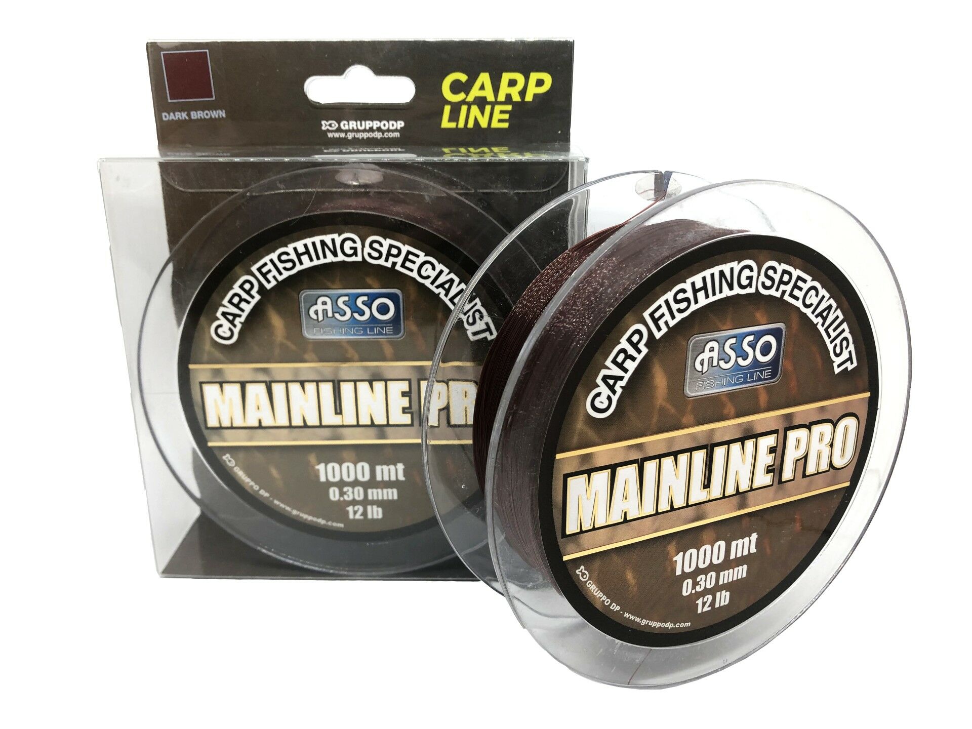 Asso Mainline Pro Carp Line 1000 mt Misina 0,35 mm - Kahve