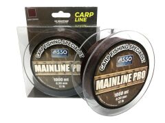 Asso Mainline Pro Carp Line 1000 mt Misina 0,35 mm - Kahve