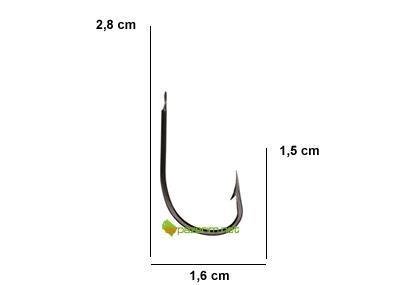 X-Sharp 505 Black Nikel İğne 2/0 no