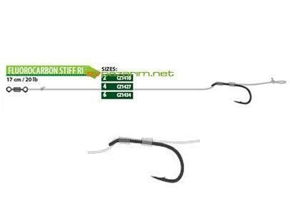 Carp Zoom Fluorocarbon Stiff Rig 2 No