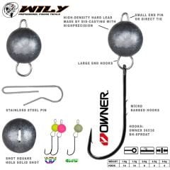 Wily 56538 Mafsallı Jig Head
