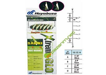 Hayabusa Ex 101 Sabiki Hage Green 12 no