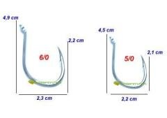 BKK Octopus Beak Black Nickel İğne 1/0 - 6/0