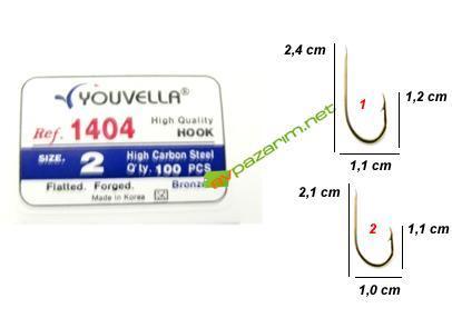 Youvella 1404 Kalın Karbon İğne