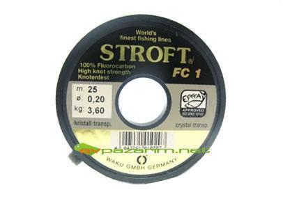 Stroft FC1 Fluocarbon 0,20 mm Misina 25 mt