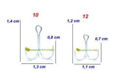 BKK Fang's 6062 1X CP Üçlü İğne