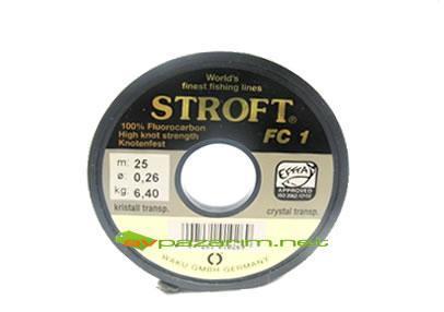 Stroft FC1 Fluocarbon 0,26 mm Misina 25 mt