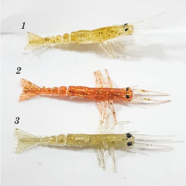 Kaminari Silikon Parçalı Karides 5 cm İğnesiz
