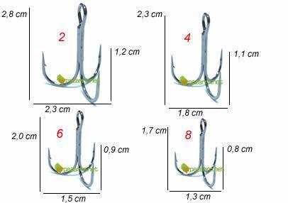 Fudo 2201 Treble Hook