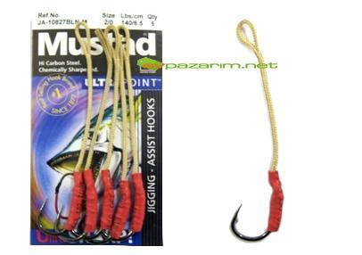 Mustad Ja 10827BLN-M 2/0 Jig Assist İğne
