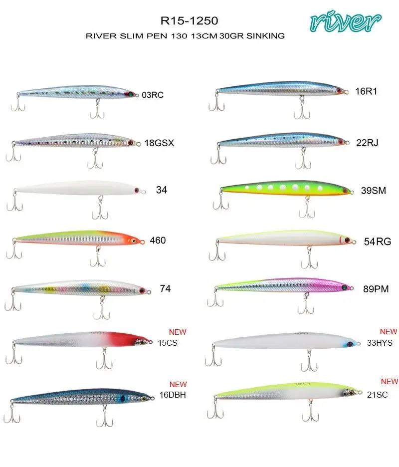 River Slim Pen 13 cm 30 gr Jig Yem