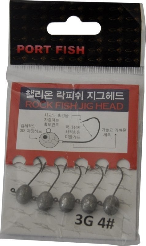 Port Fish Lrf Jig Head 5 Pcs