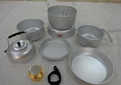 Square A1010K Alkol Ocaklı Kamp Seti