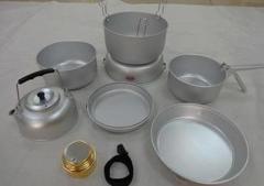 Square A1010K Alkol Ocaklı Kamp Seti