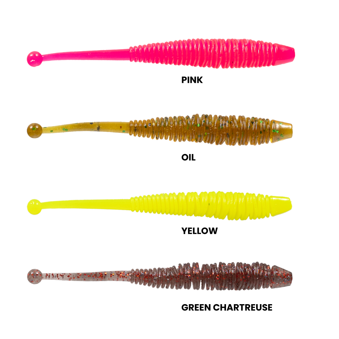 Ryuji Spanky Worm 7,6 cm Silikon Yem