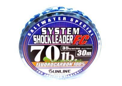 Sunline System FC 0,74 mm Shock Leader 30 mt